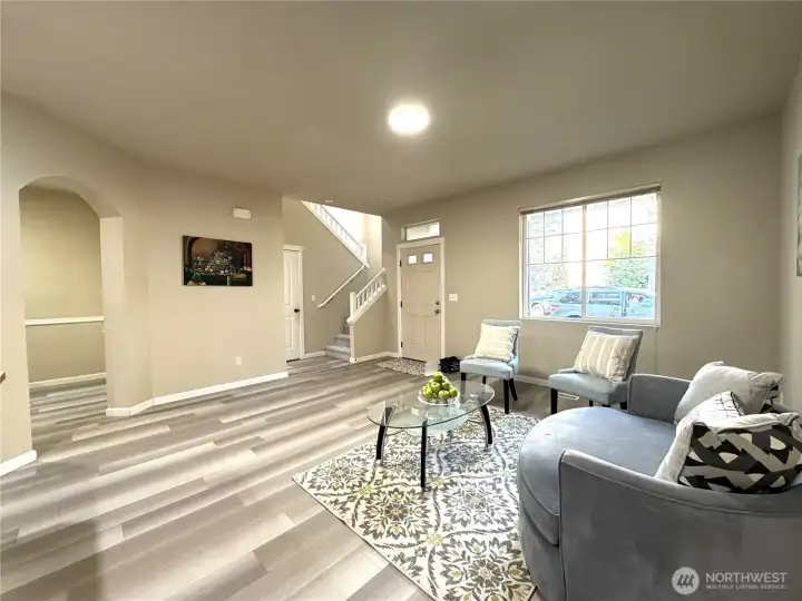 New flooring in main