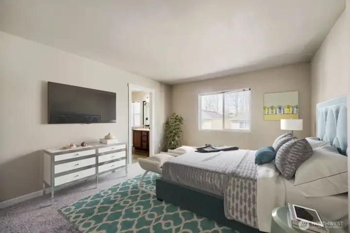 Staging photo for Primary bedroom