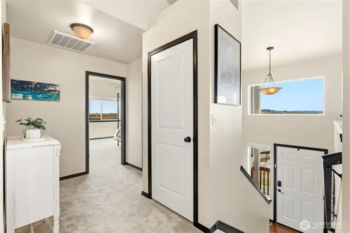 closet, 2 baths, and 2 bedrooms upstairs