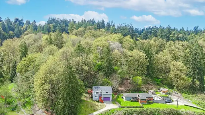 surrounded by greenbelt