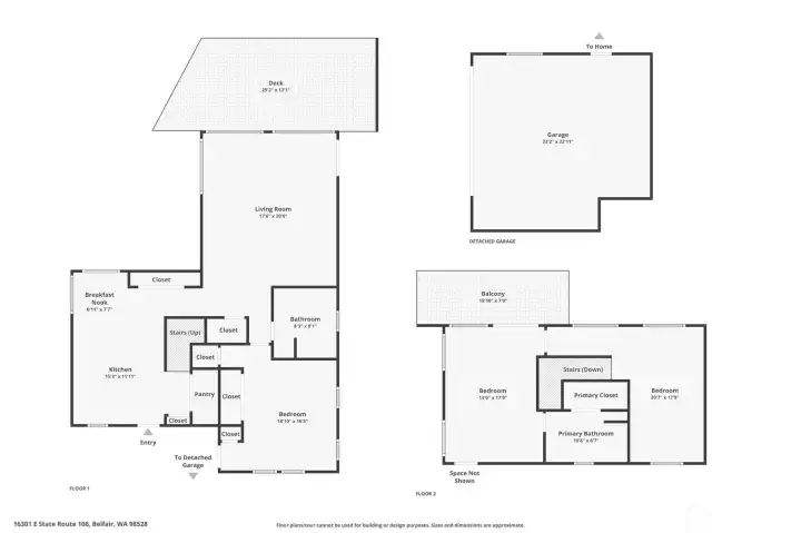Main & Upper Level Floor Plans