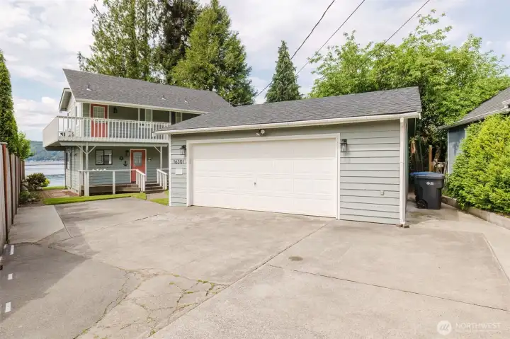 Front Door Access & Garage