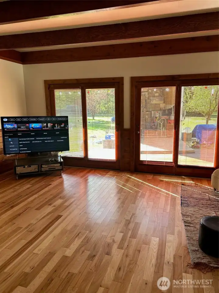 Beautiful wood flooring