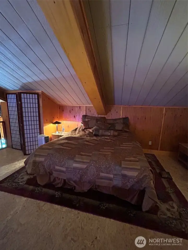 large open area in loft