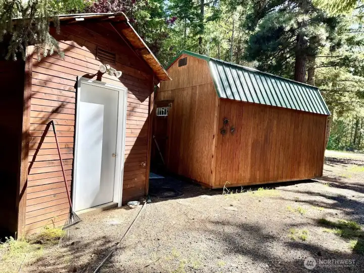 Out buildings -- pump house and Tuff shed Out buildings -- pump house and Tuff shed