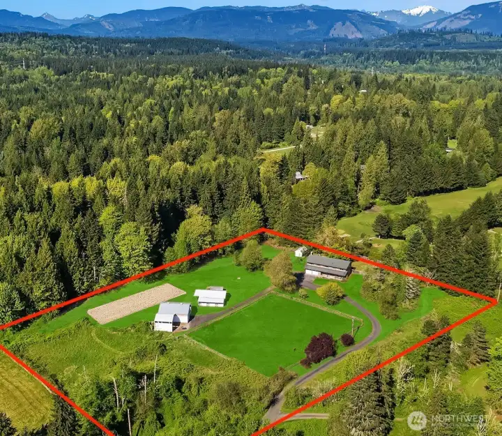 Approximate boundary lines. Next to Blue Boy Golf Course, No HOA!