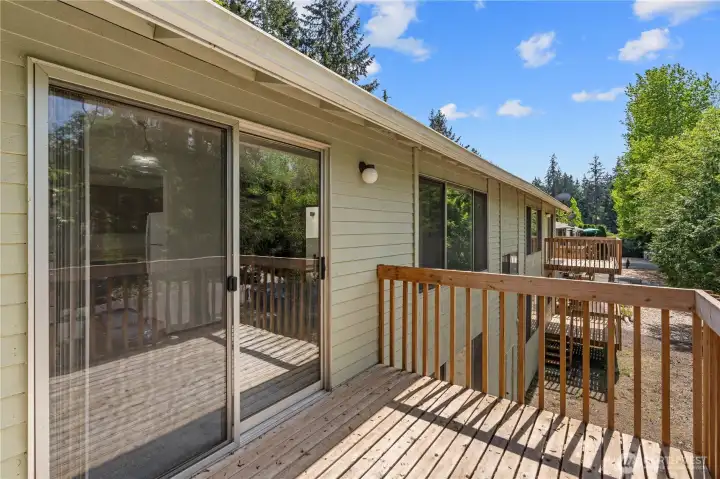 Outdoor decks with no other buildings located on this property, offering a higher level of privacy. Outdoor decks with no other buildings located on this property, offering a higher level of privacy.