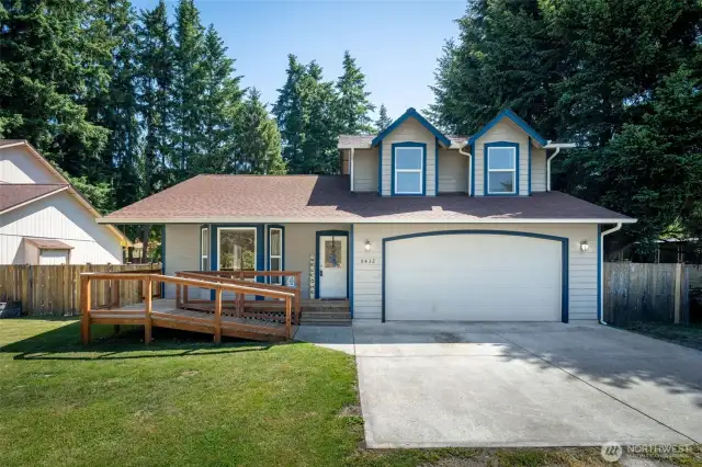 Covered front porch and ADA access