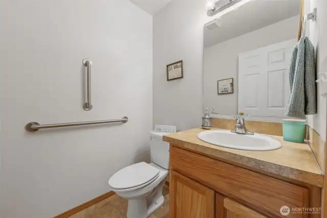 Downstairs half bathroom
