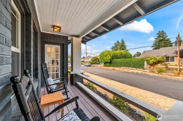 Wrap around front porch