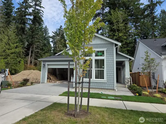 Home is now landscaped and will be ready for a fall move in!