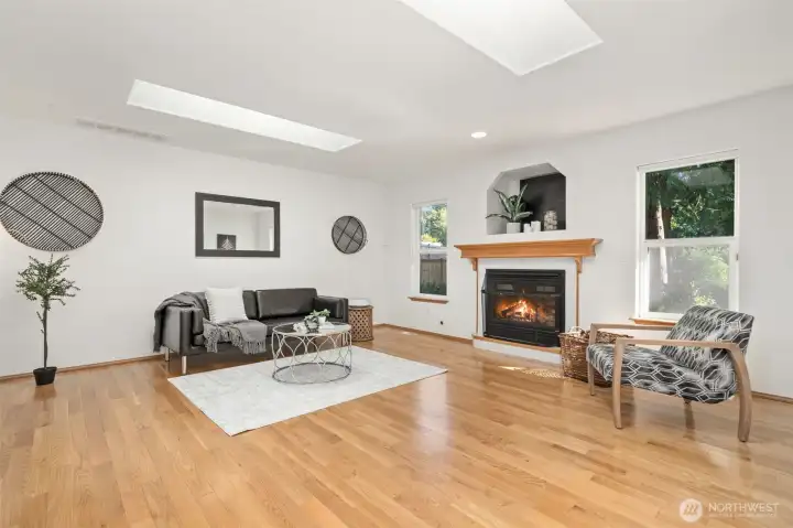 Family room off the kitchen