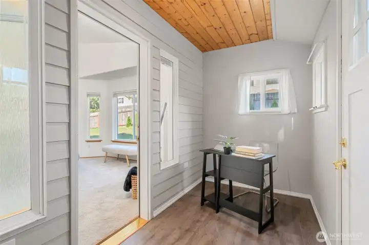 Seasonal room off primary (was used as an office)