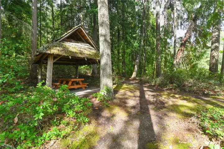 Pic nic area near the lake