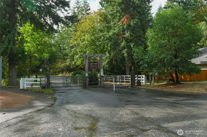 Secure gated entry into the community