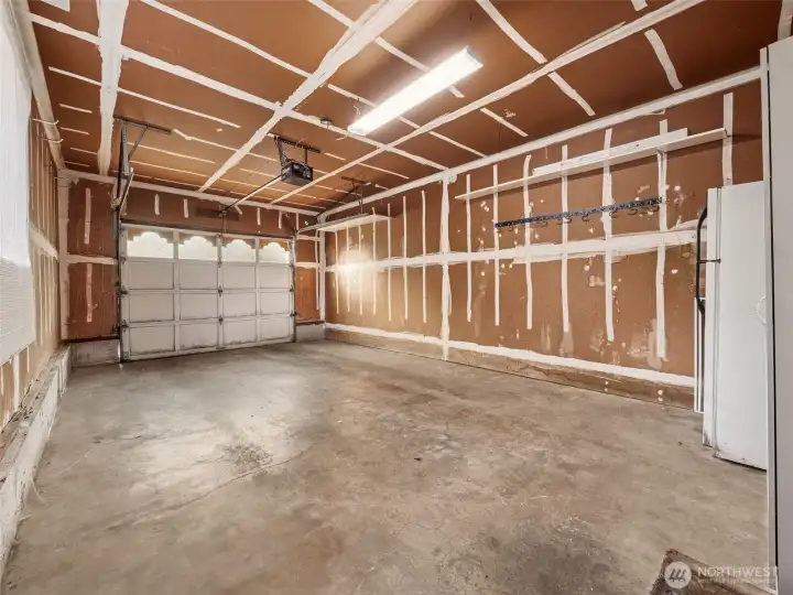 1 car garage with plenty of additional storage