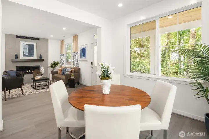 Interior of a furnished Poppy. Finishes and surfaces my differ from subject property.