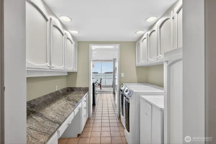 Utility room,and pantry