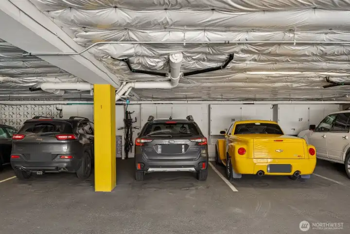 1 space #25 for unit #302.