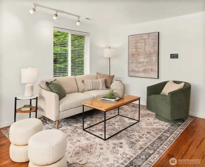 Bamboo and Tile Flooring throughout Home