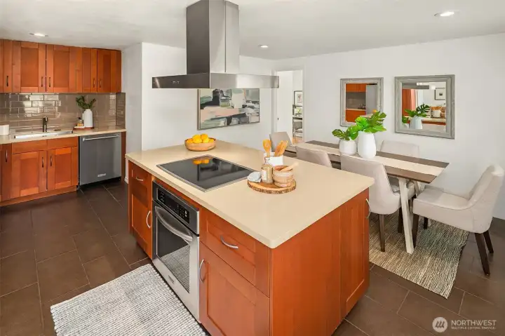 Remodeled Kitchen with Plenty of Storage