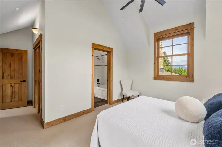 Spacious bedroom two.