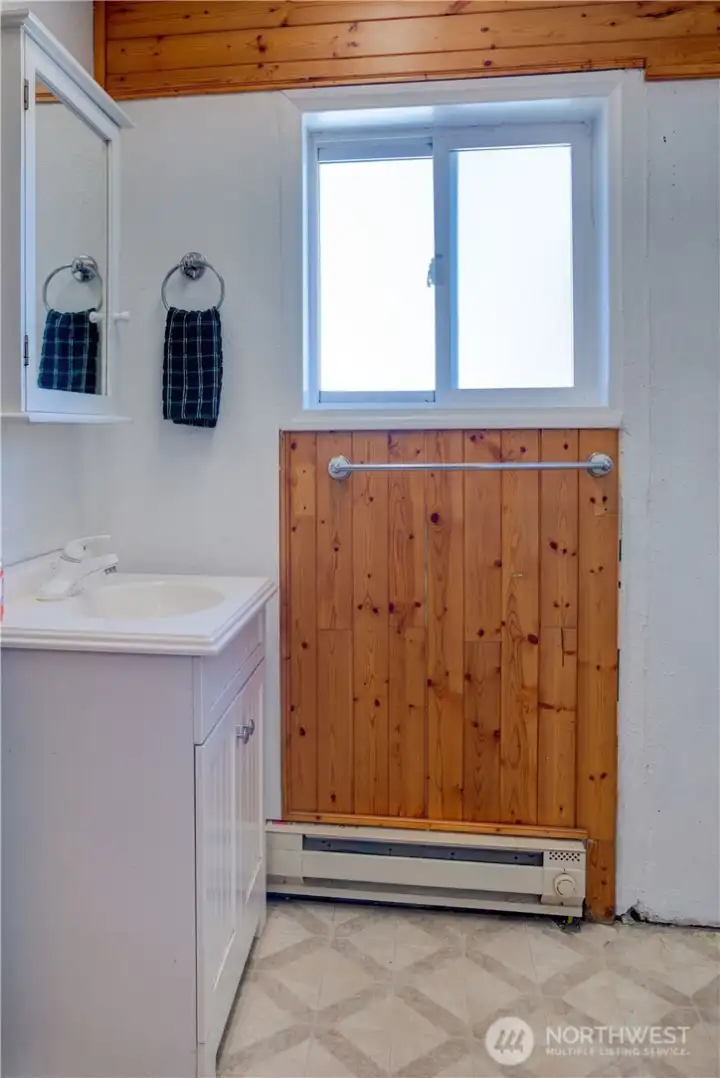3/4 bath on main floor, shower not shown in photo