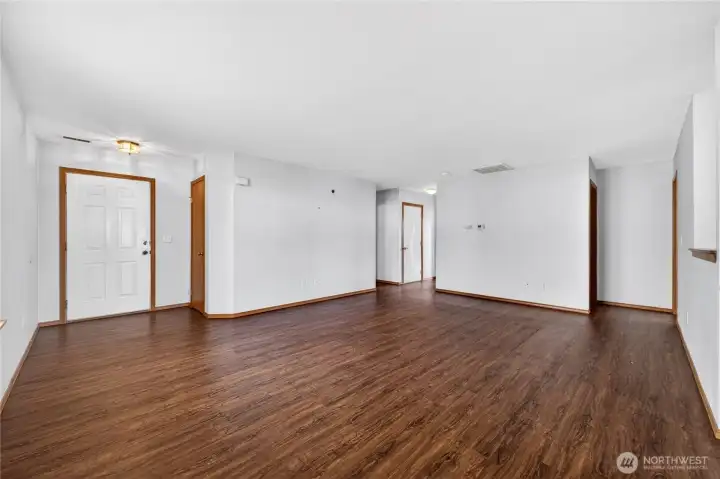 Additional view of the living room.