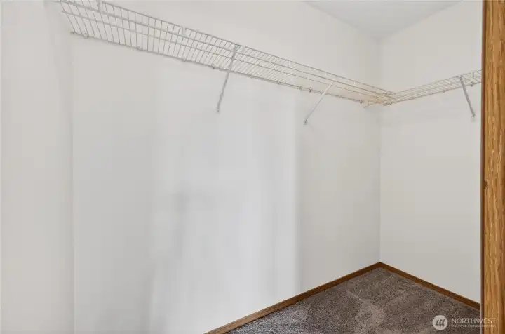 Walk-in closet.