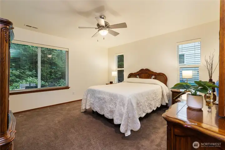 Main floor primary bedroom