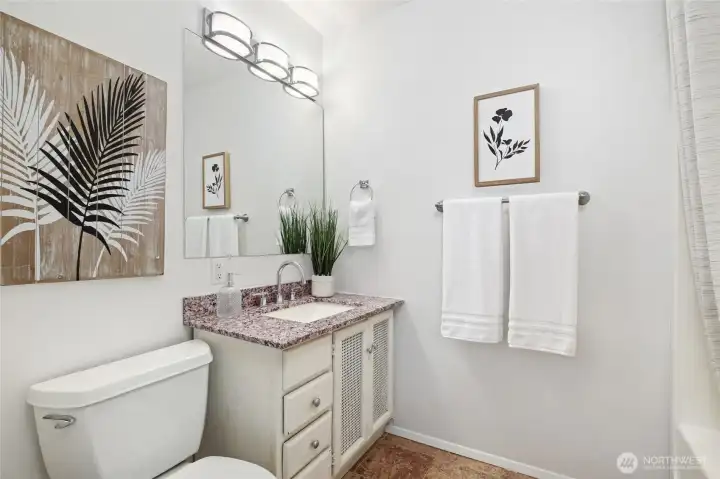 FULL LOWER BATHROOM