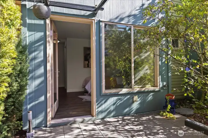 Private patio