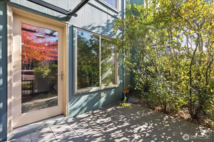 Private patio