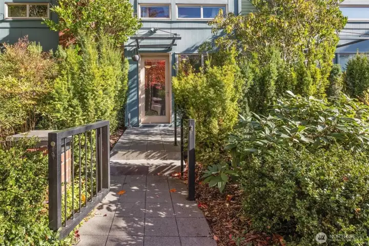 Private patio