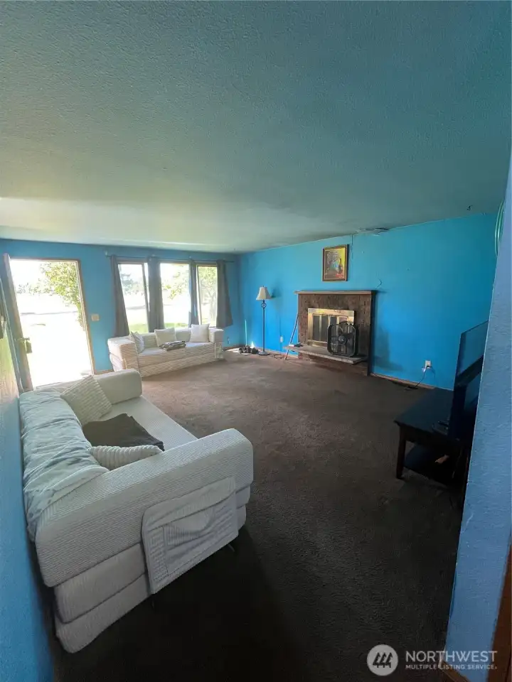 Living room from hallway Living room from hallway