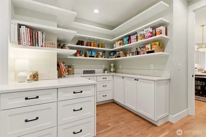 Chief's pantry in the Main House.