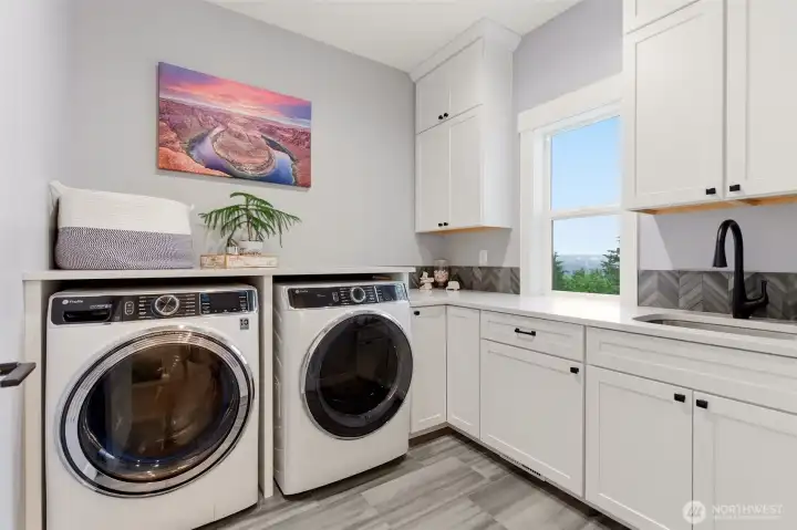 Main floor laundry room at the main house.