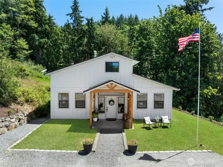 The second house on the property. Commonly referred to as "The Barn."