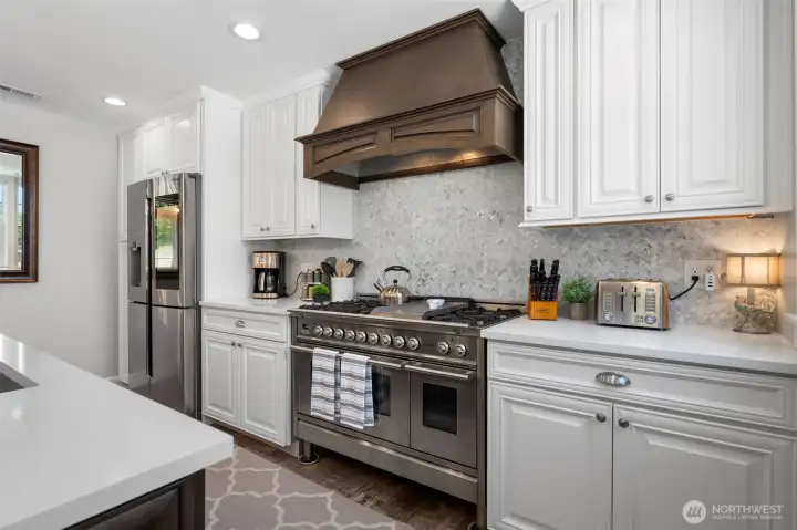 Another beautiful kitchen on this property located in the second house.