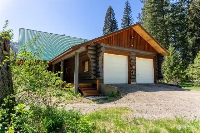 Large attached garage