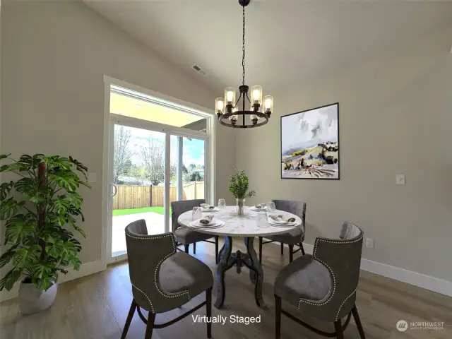 Virtually staged photos of same home plan