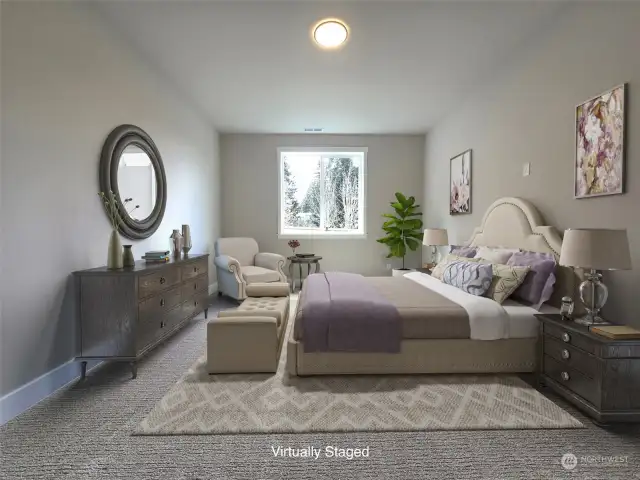 Virtually staged photos of same home plan