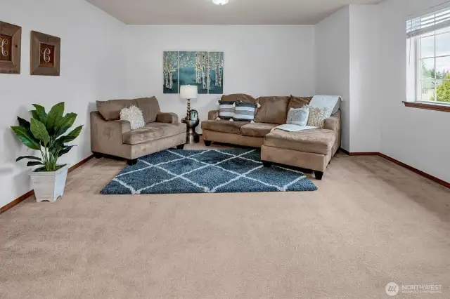 A generously sized bonus room with closet, providing comfort and flexibility for your lifestyle.