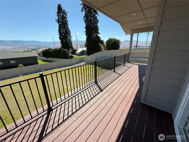 Covered deck looking SW