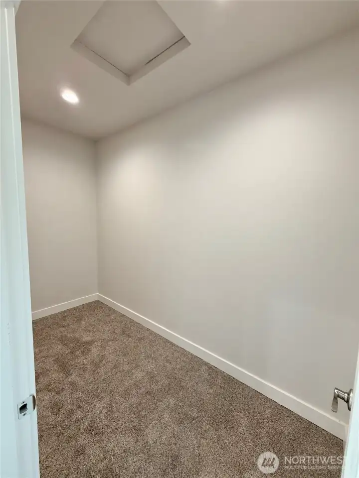 Primary walk-in closet