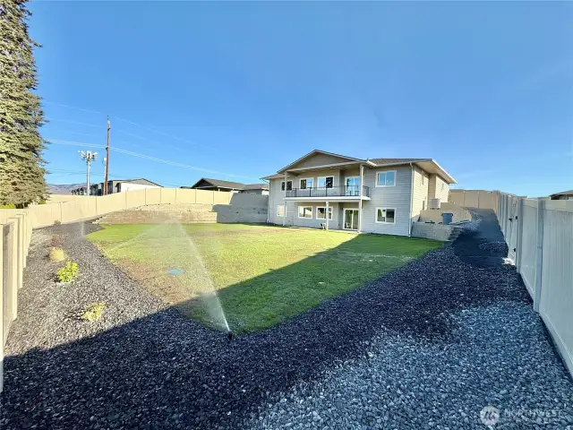 Massive backyard space