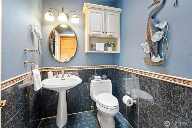 Main floor powder room