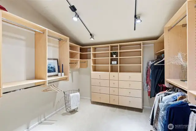 Primary walk-in closet