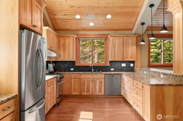 Roomy kitchen for the most discerning chef's talents.