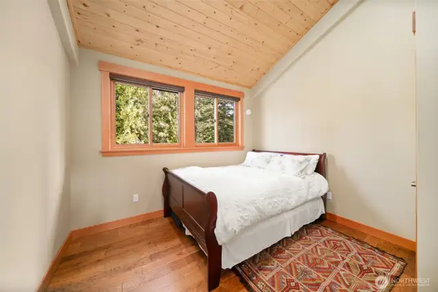 Roomy 2nd upstairs bedroom is just off main bathroom.